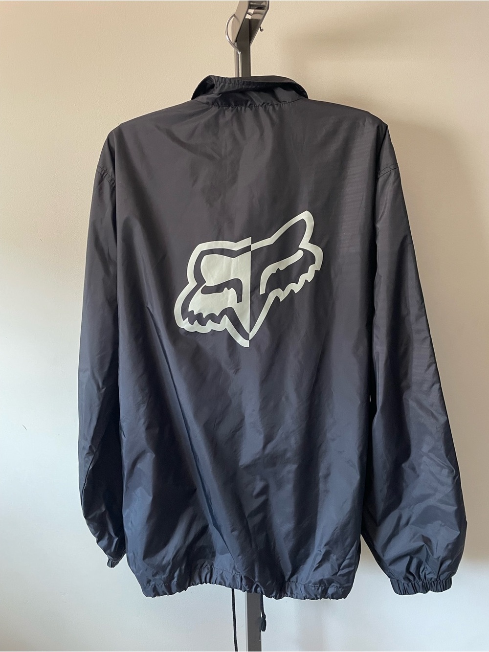 90s Y2K Vintage Fox Racing Windbreaker Jacket Nylon Mens XL